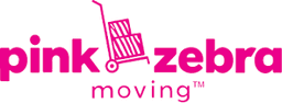 Pink Zebra Moving logo